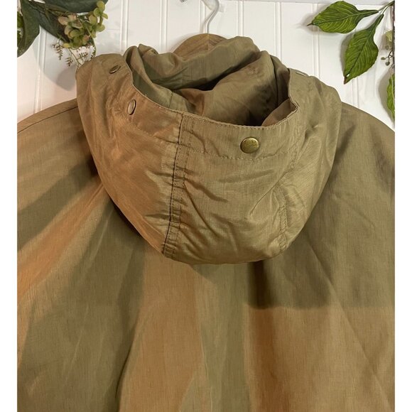 Vintage Utex Small Green Hooded Parka Coat With Wooden Toggles & Front Pockets - Picture 5 of 16
